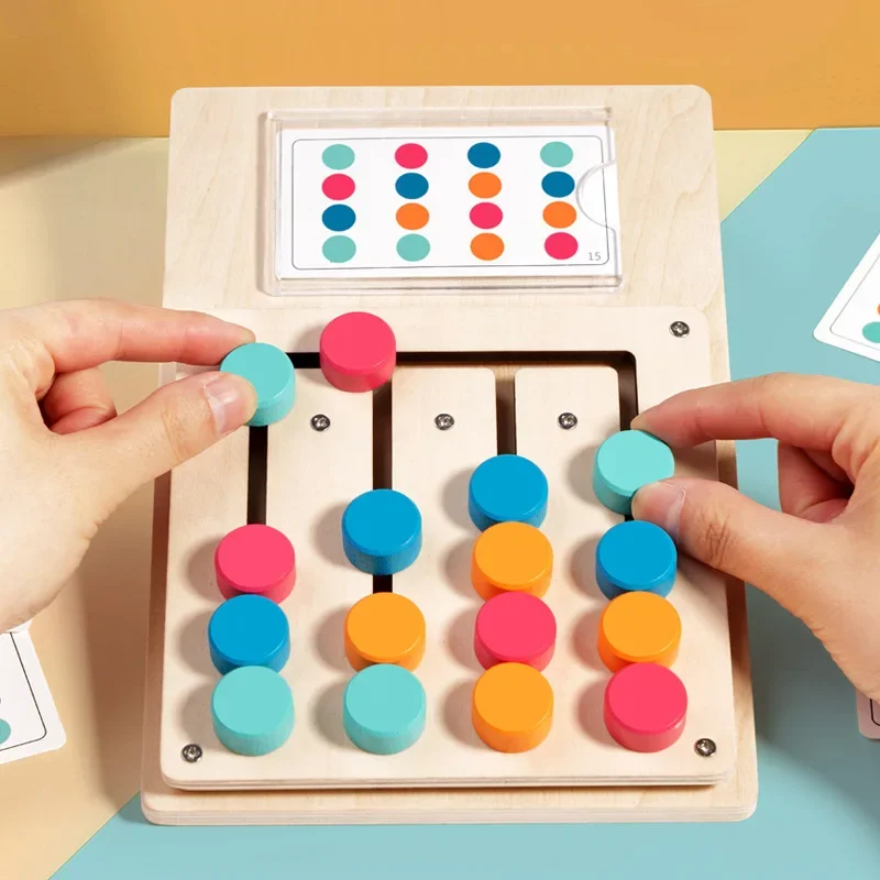 Board Game Design - Montessori houten cognitief leerbord voor het
