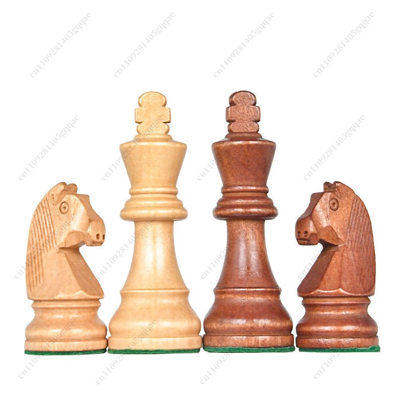 Chess Set Wooden - Premium Staunton Schaakset 3,5-3,75 inch, Gewogen