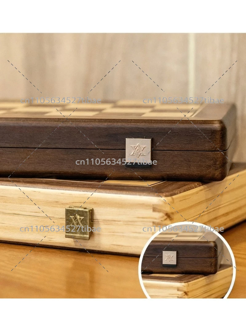 Chess Set Wooden - Magnetisch schaakspel Massief houten schaakbord Draagbaar