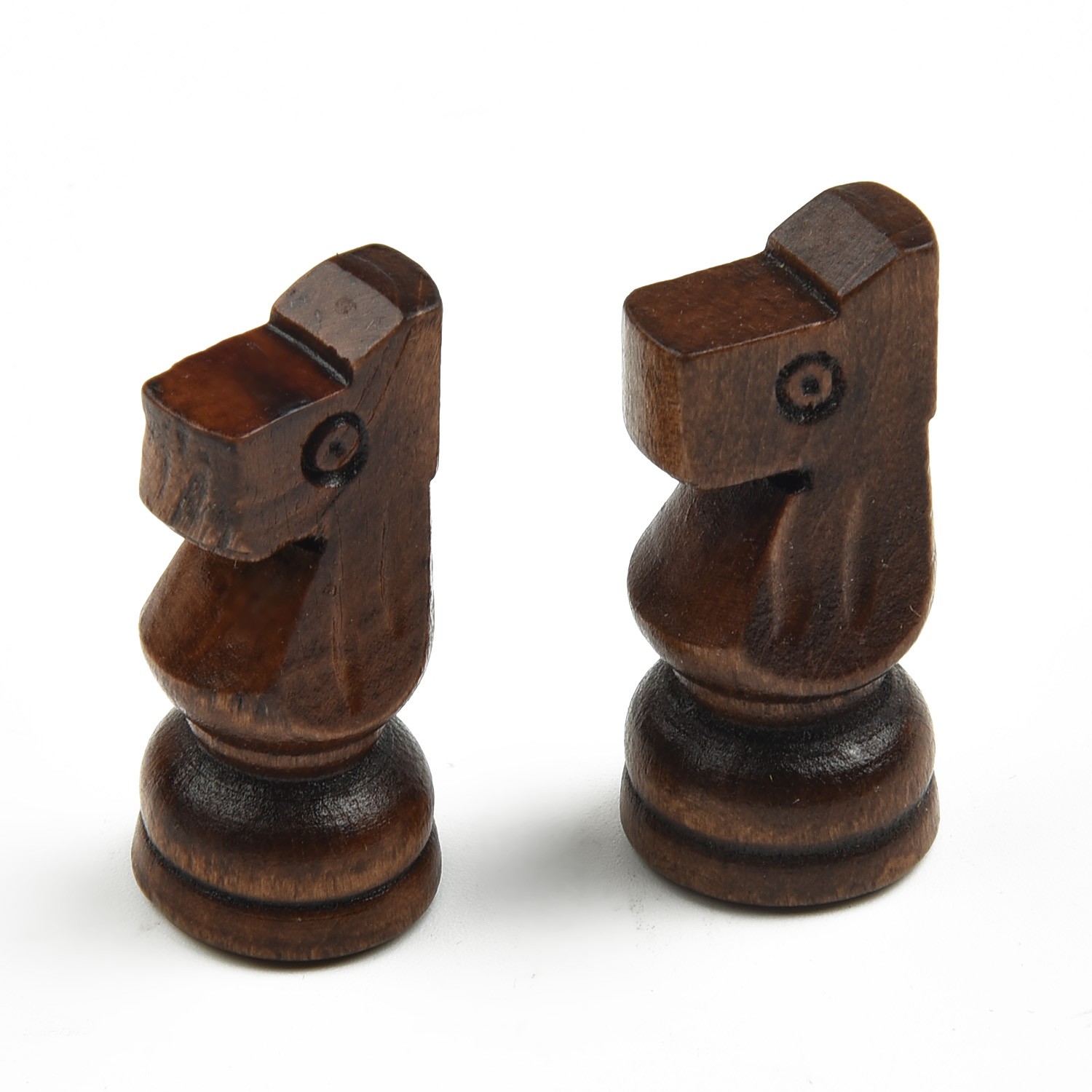 Chess Set Wooden - 32-delige houten schaakset met handgemaakt uiterlijk