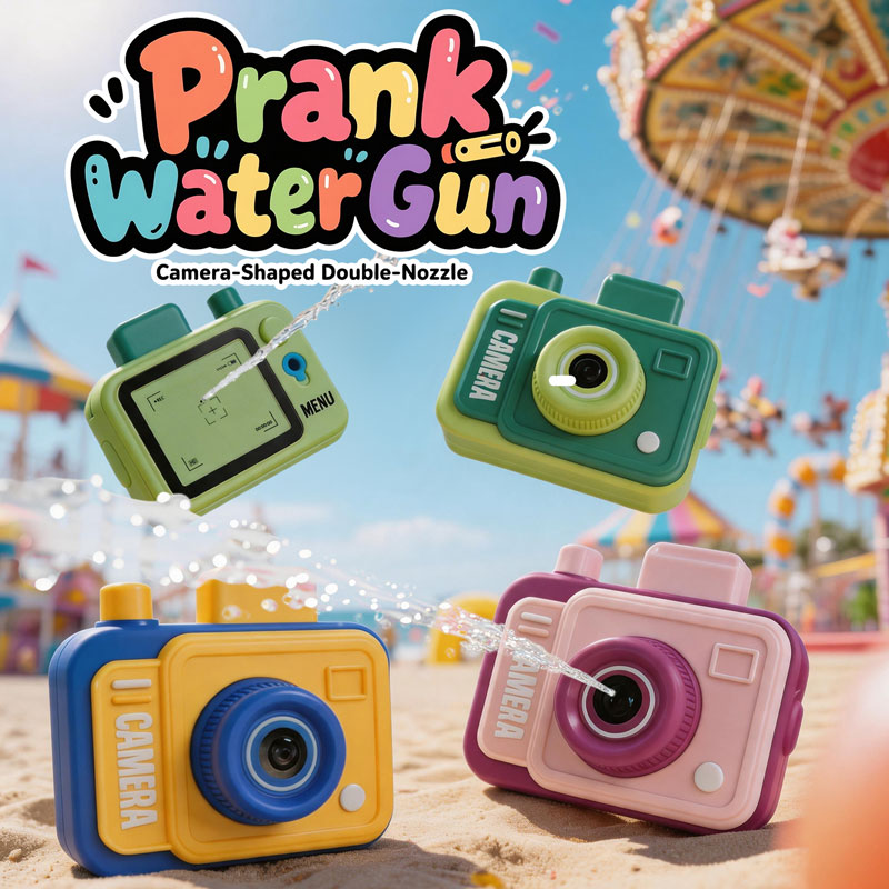 Board Game For 2 People - Dubbelzijdig waterpistool Camera Water Prank Gun