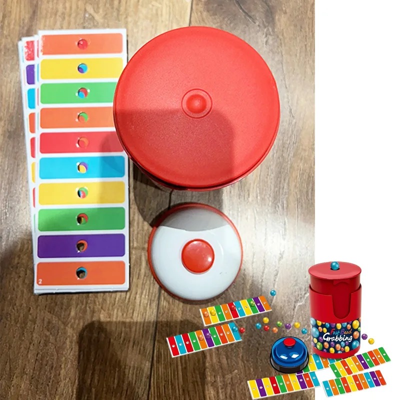Board Game Design - BINGO Handmatige Loterijmachine met Kleurrijke Ballen,