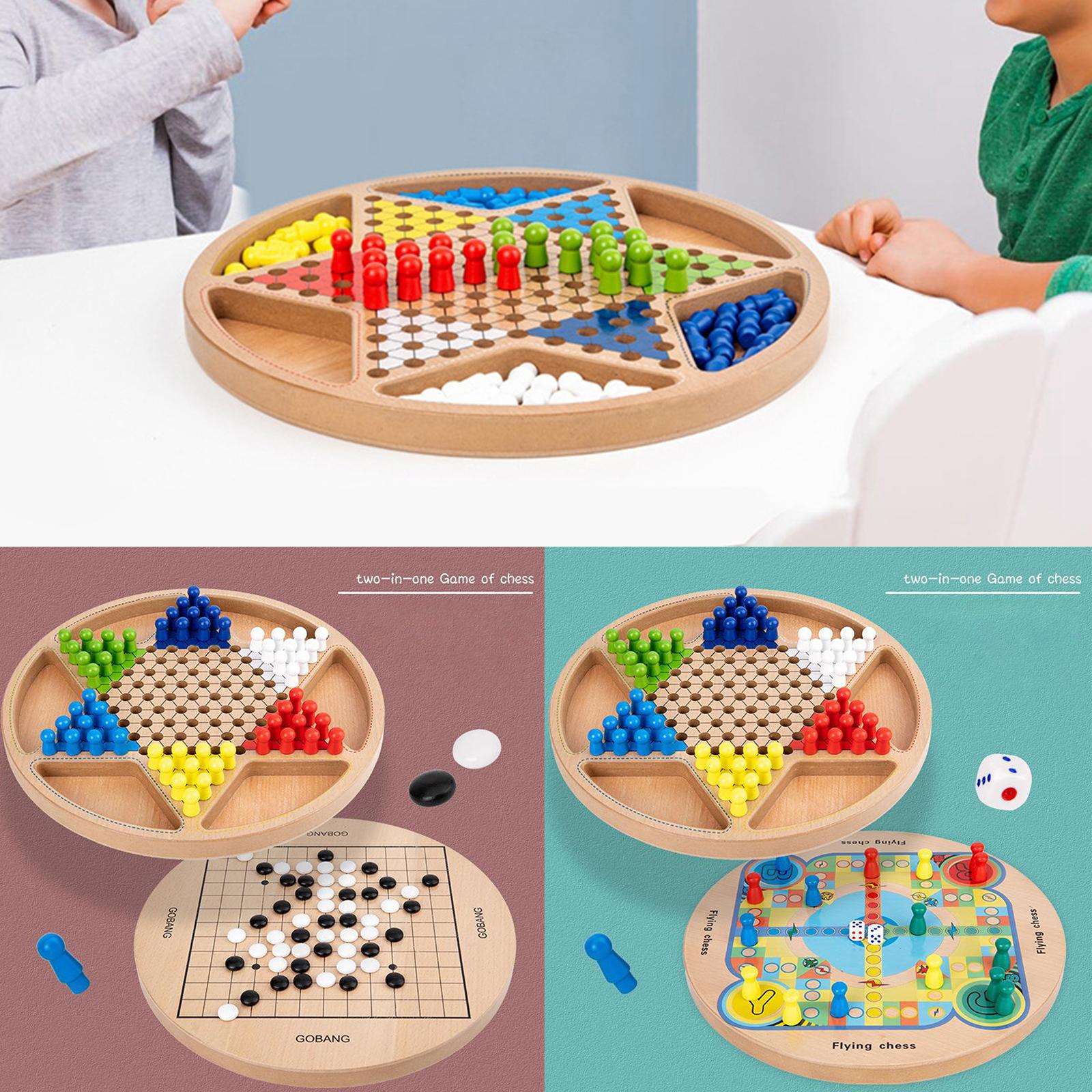 Board Game Halma - 2-in-1 Halma Traditioneel Chinees Damspel Educatief