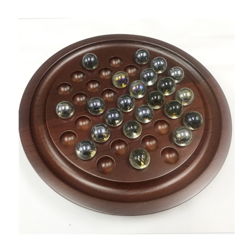 Chess Set Wooden - Houten Solitaire schaakspel - Onafhankelijk Diamond