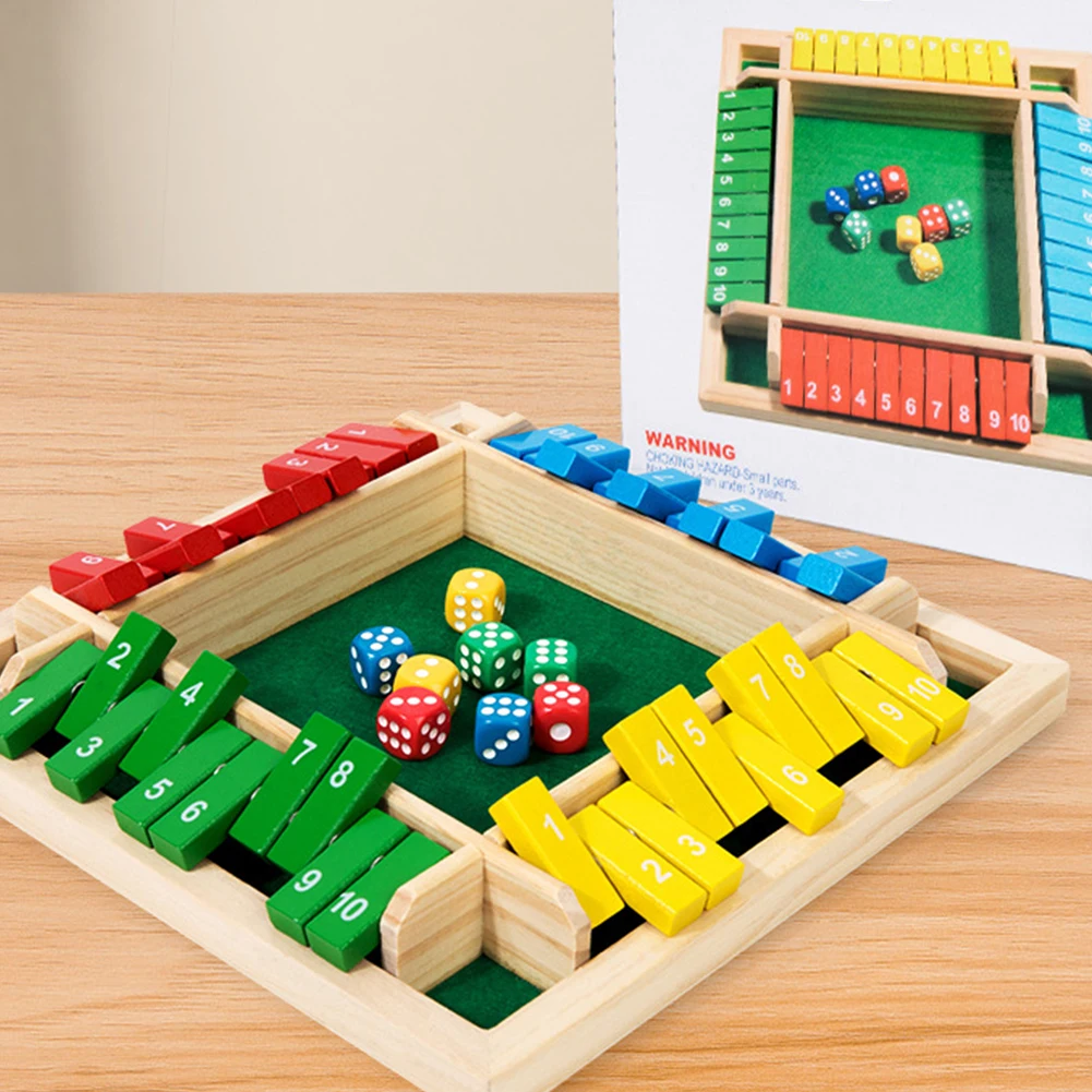 Zeszijdig flipping-spel Houten - Board Game Flip 7 recensie en prijs
