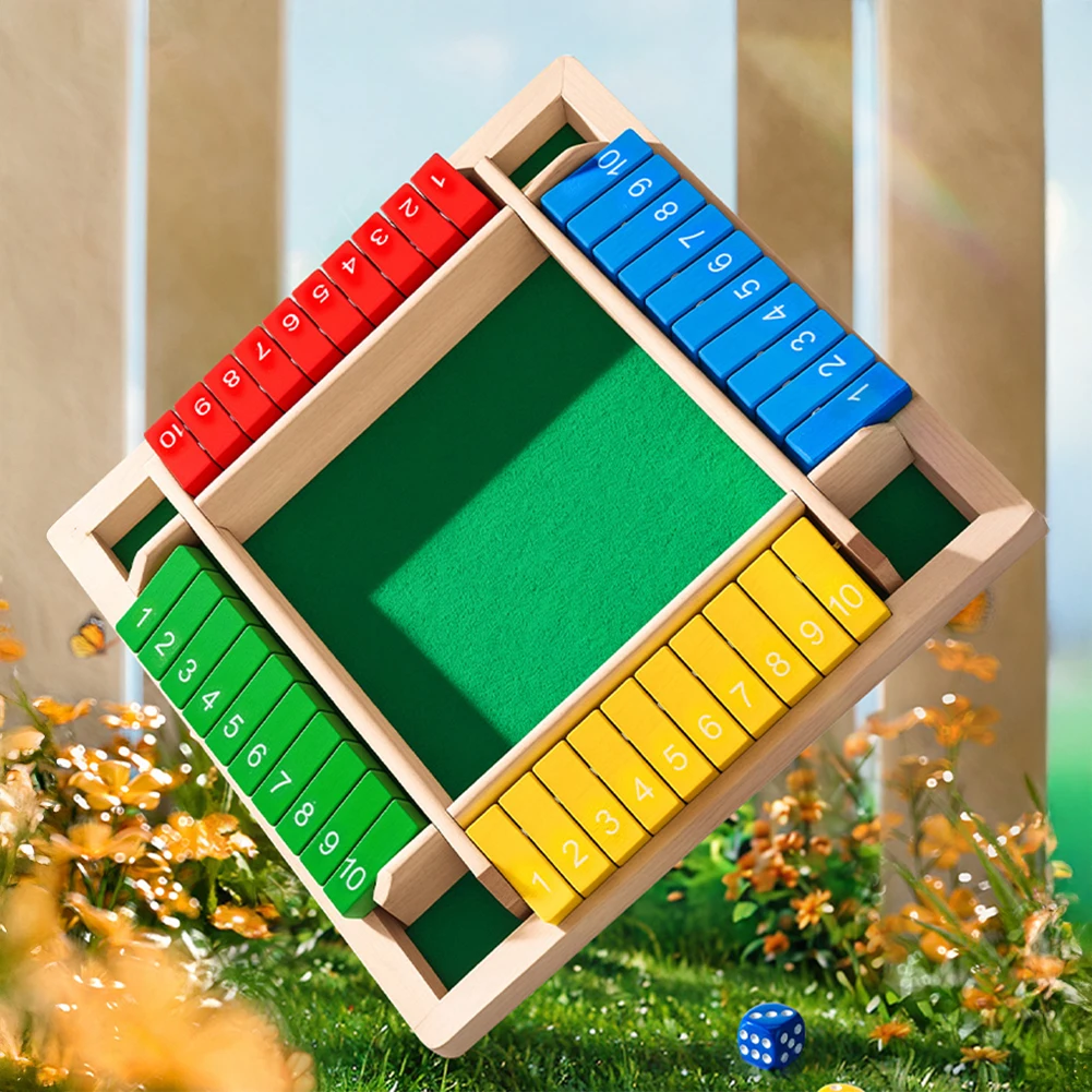 Zeszijdig flipping-spel Houten - Board Game Flip 7 recensie en prijs