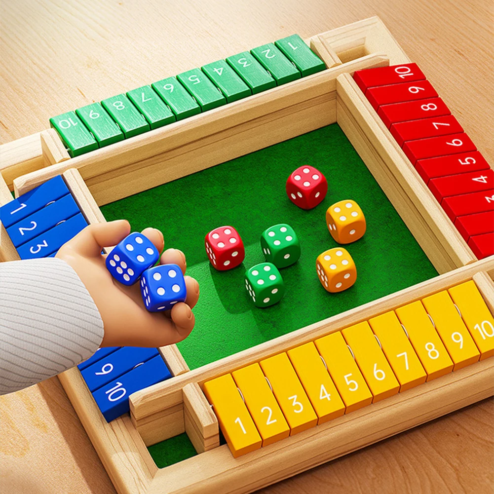 Zeszijdig flipping-spel Houten - Board Game Flip 7 recensie en prijs