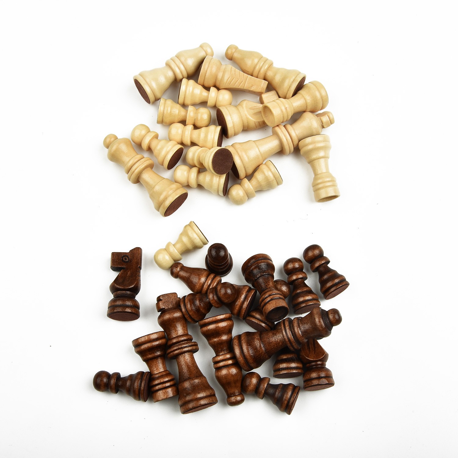 32-delige houten schaakset met - Chess Set Wooden recensie en prijs