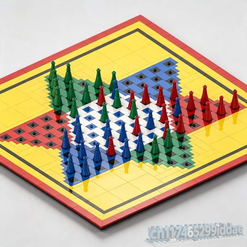 781PCS Halma Bordspel MOC Mode - Board Game Halma recensie en prijs