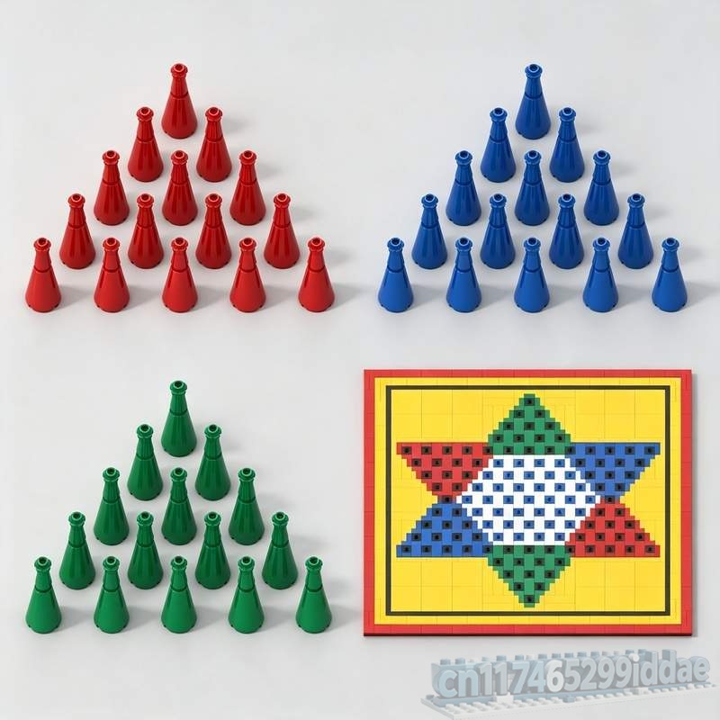 781PCS Halma Bordspel MOC Mode - Board Game Halma recensie en prijs
