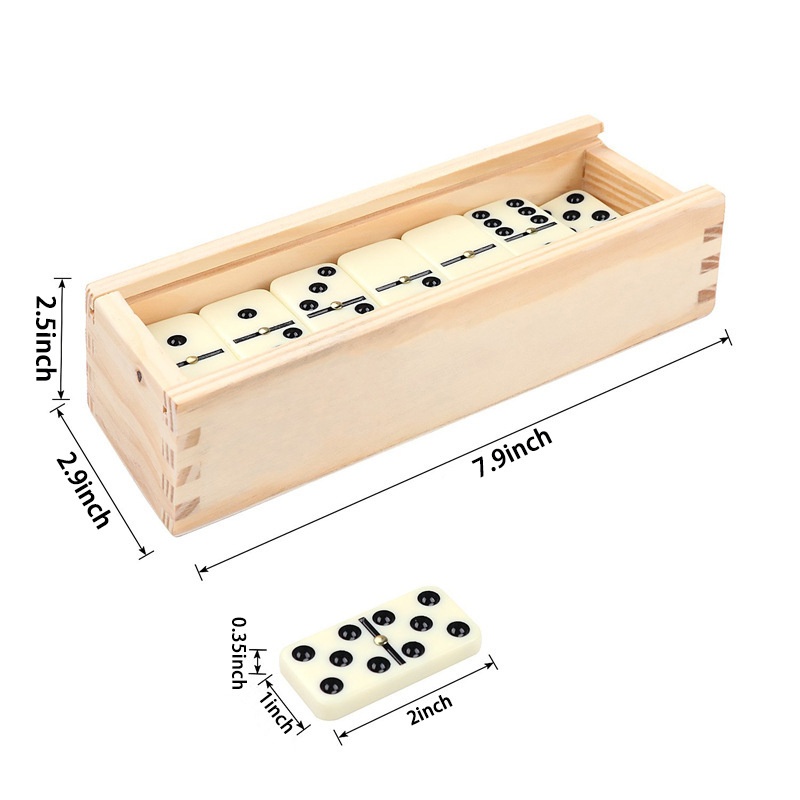 Ivoor Dubbele Zes Duo Mino Dom - Chess Set Wooden recensie en prijs