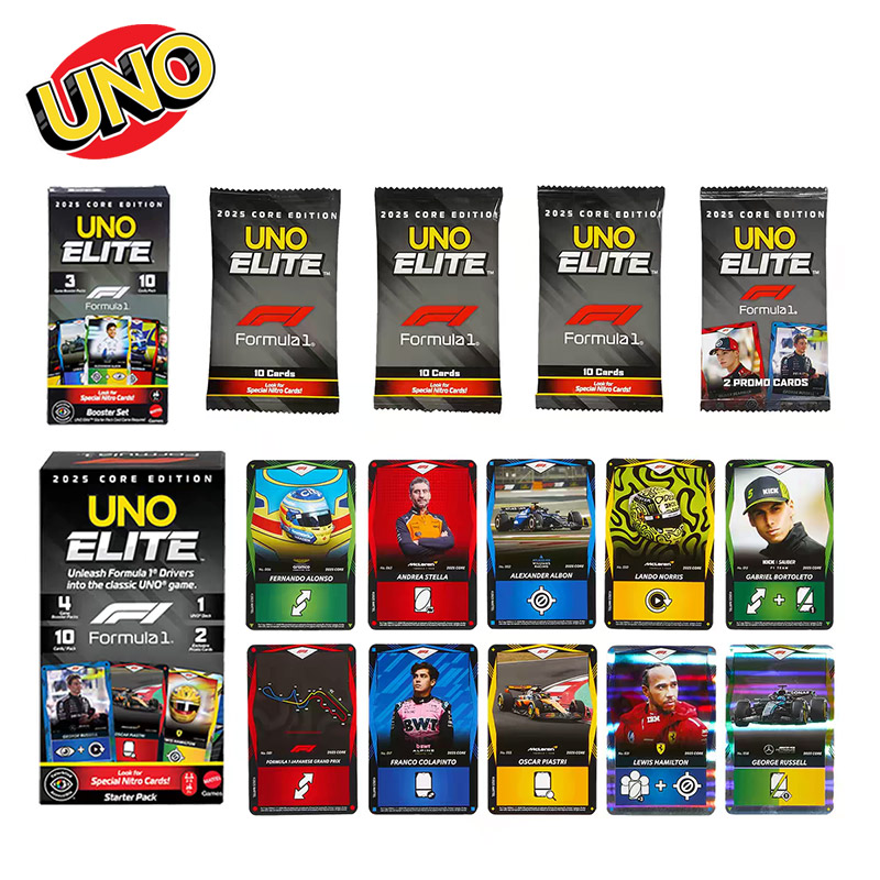 UNO Elite HotWheels F1 Racing  - Board Game Design recensie en prijs