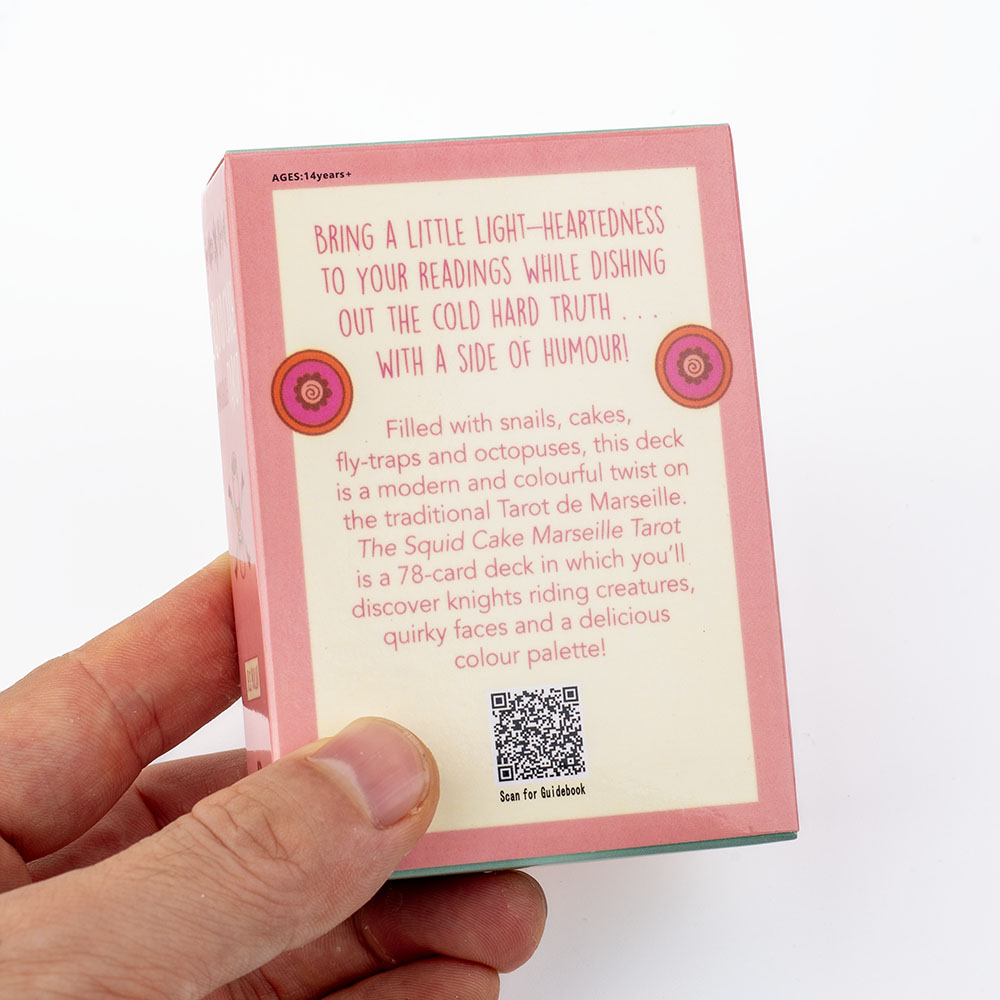 Inktvis Cake Tarot 78-kaartens - Board Game Design recensie en prijs