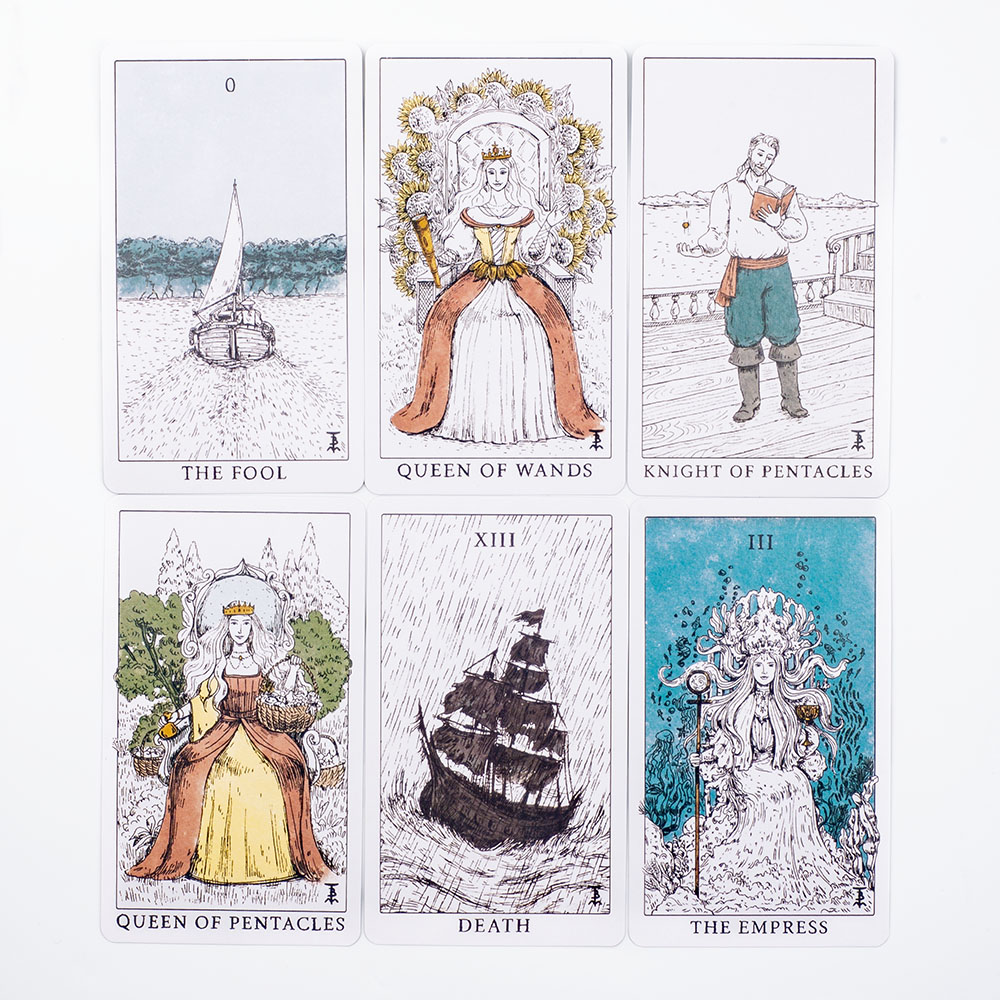 Oceaanthema Storm Tarot Deck 7 - Board Game Design recensie en prijs